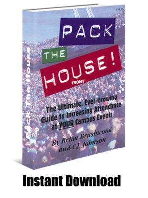 Pack the House – Tips for increasing attendance at YOUR events.